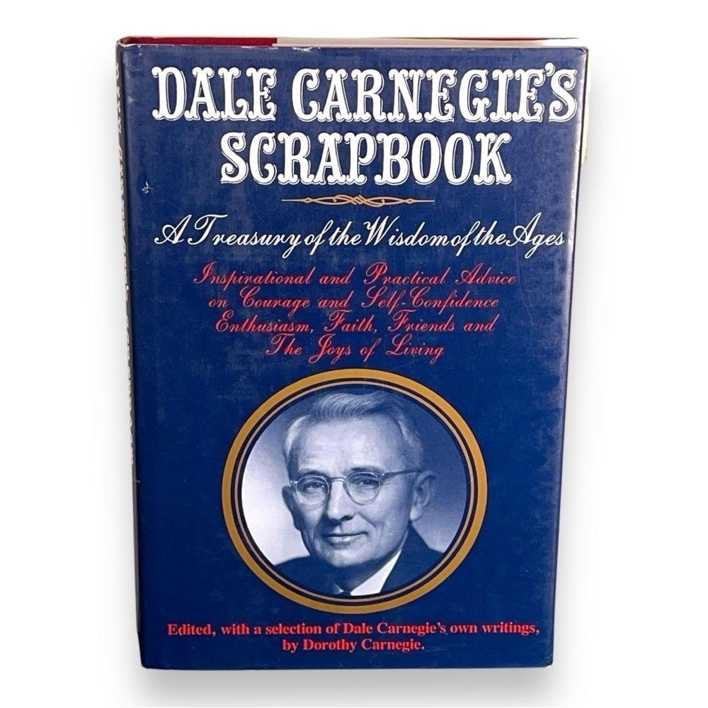 Dale Carnegie's Scrapbook Dorothy Carnegie 1959 Hardcover Dust Jacket